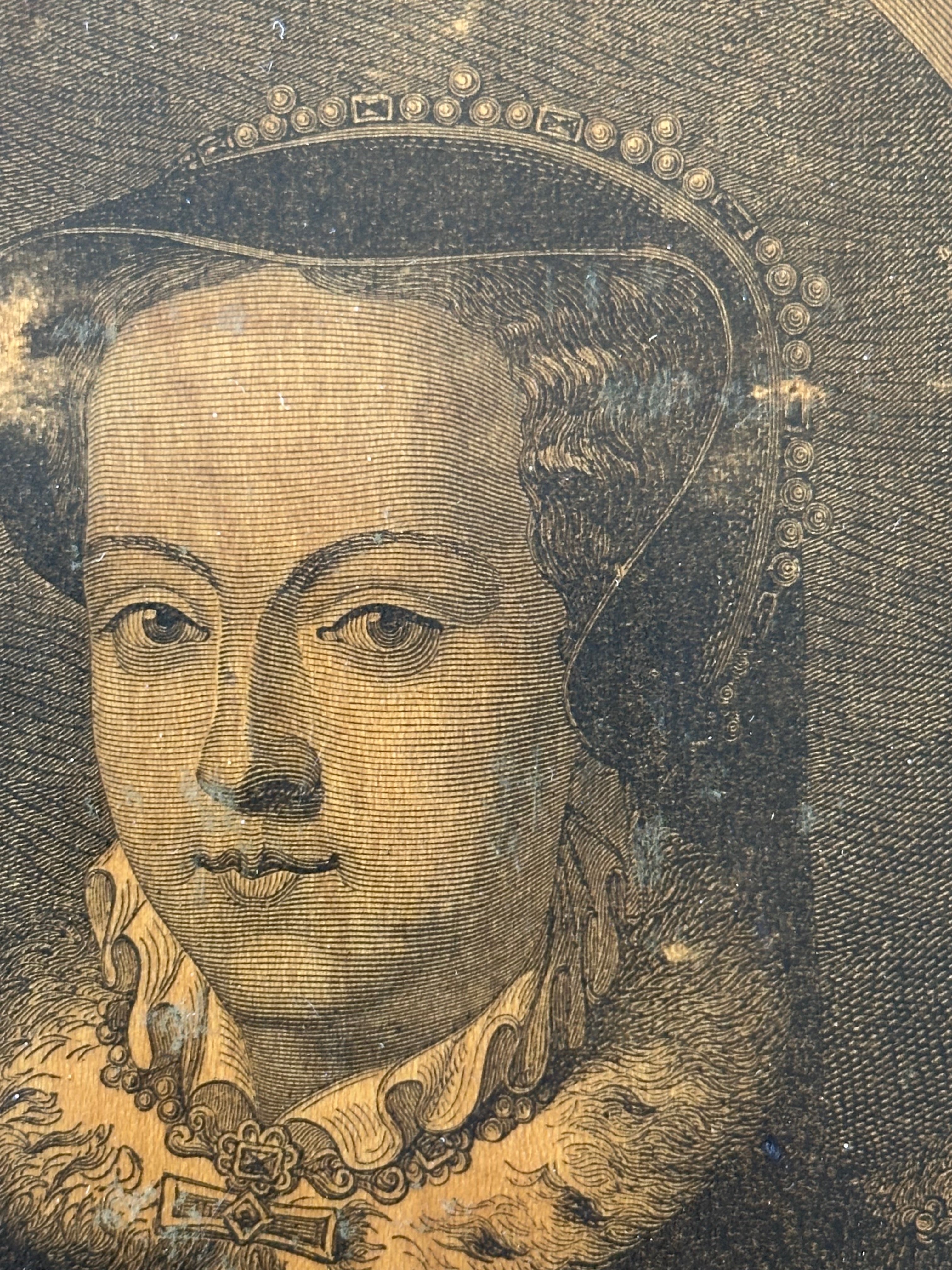 Wooden Tudor Plaque