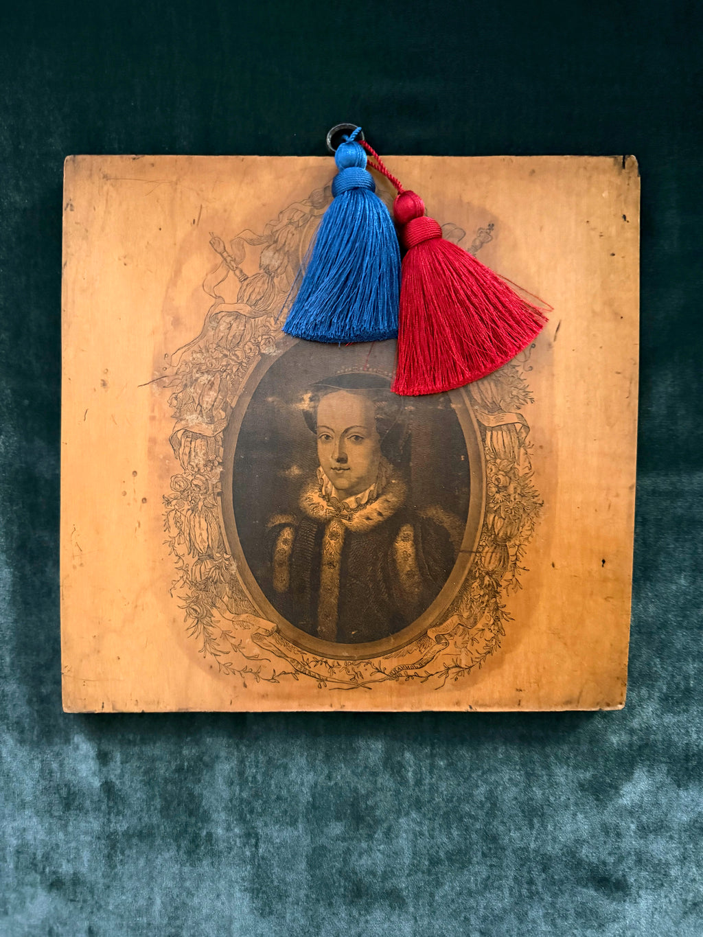 Wooden Tudor Plaque