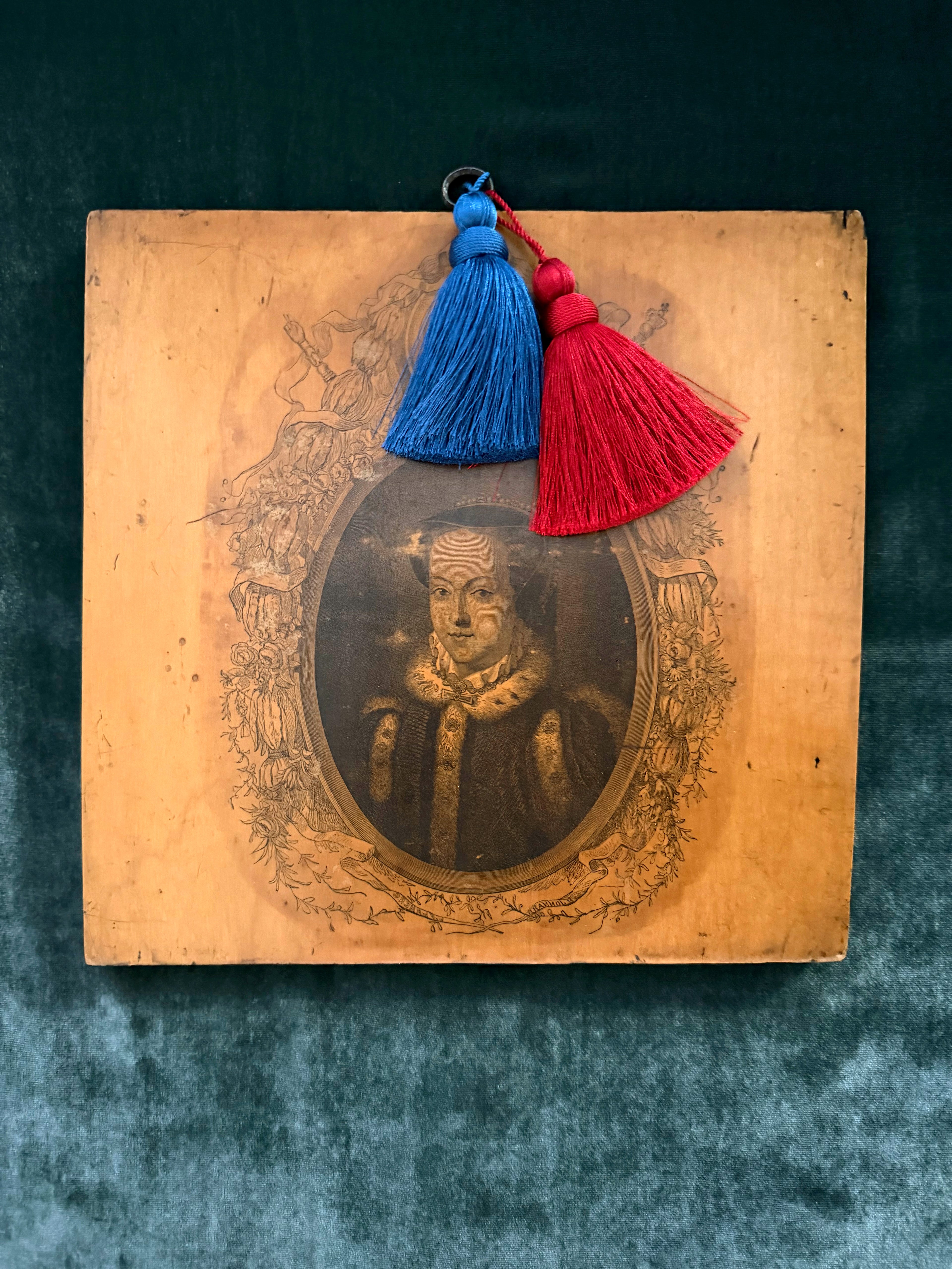 Wooden Tudor Plaque