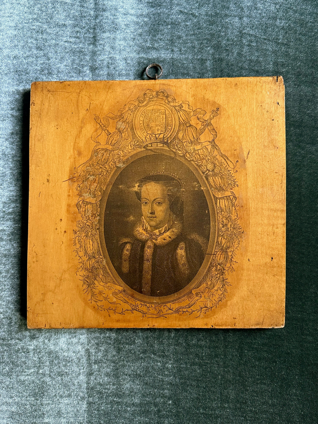 Wooden Tudor Plaque