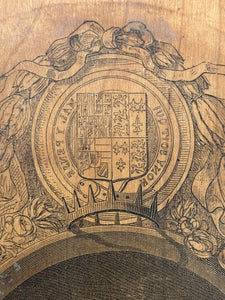 Wooden Tudor Plaque