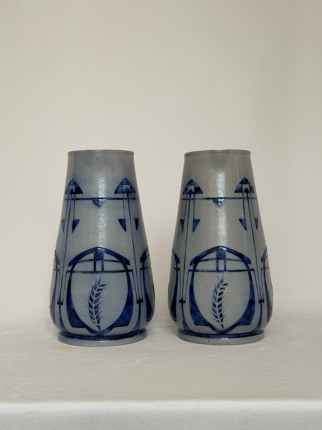 Pair of Art Nouveau Jugs
