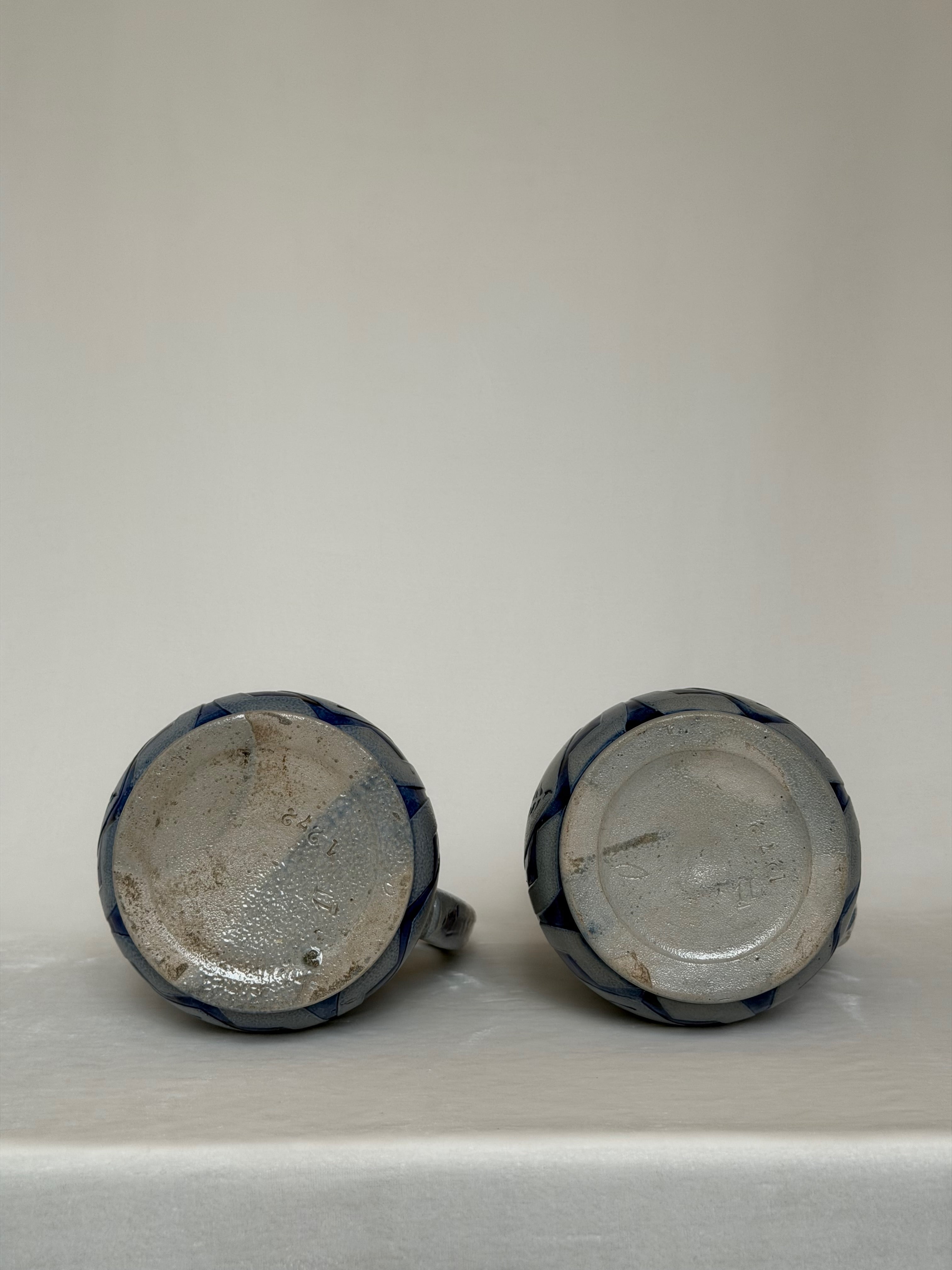 Pair of Art Nouveau Jugs