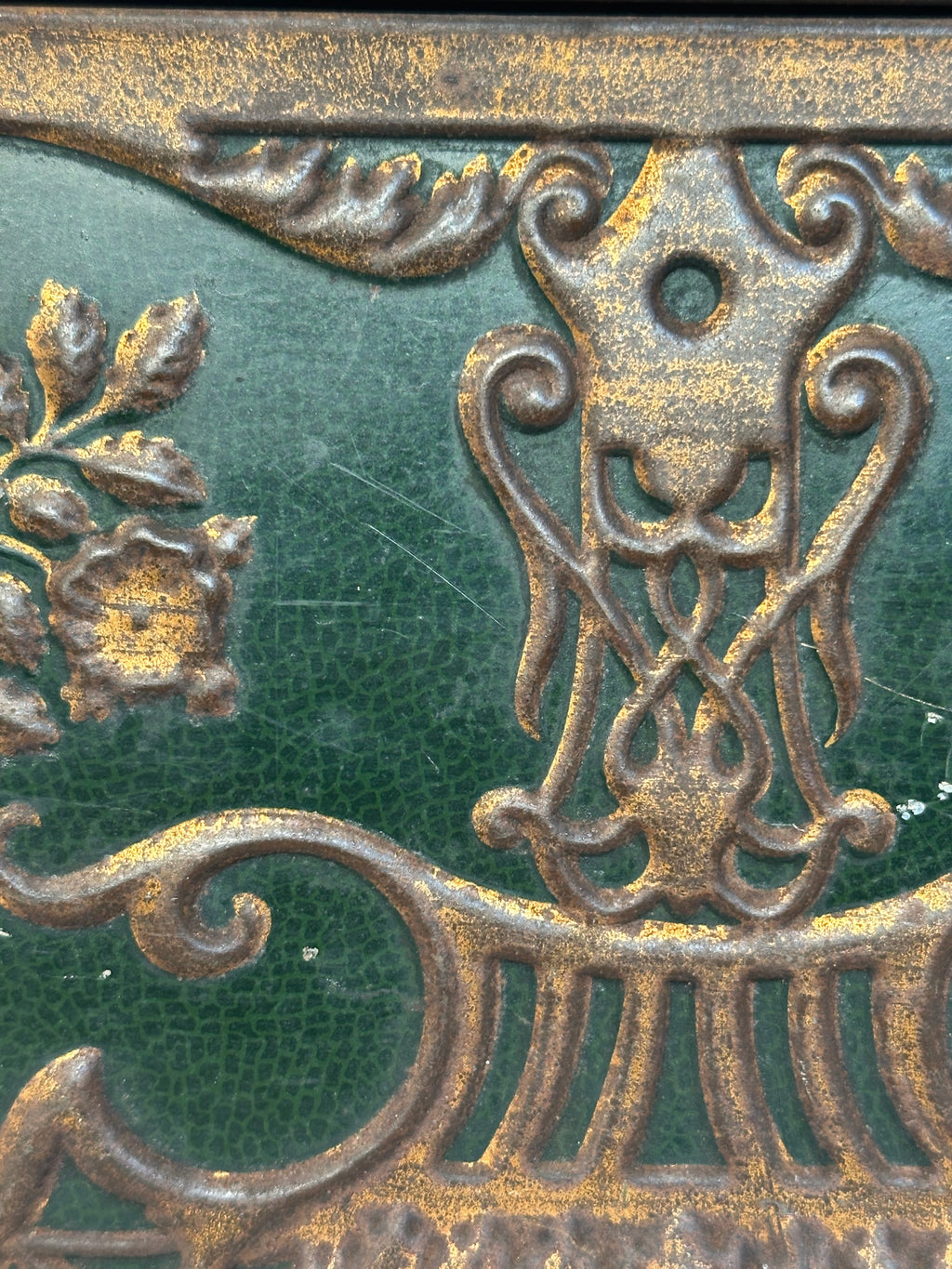 Art Nouveau Tin Casket