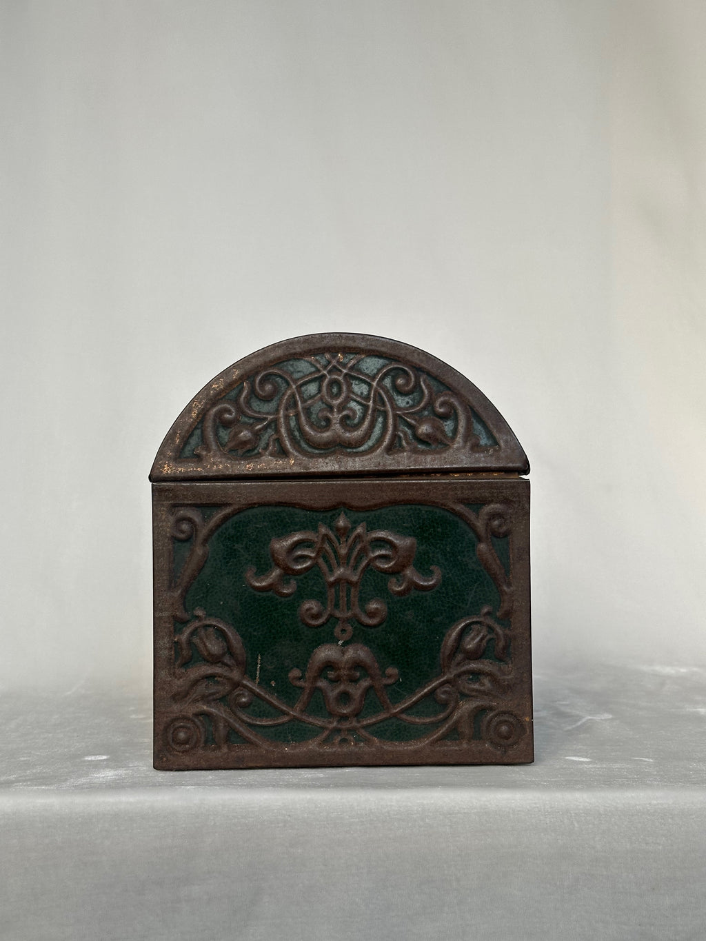 Art Nouveau Tin Casket
