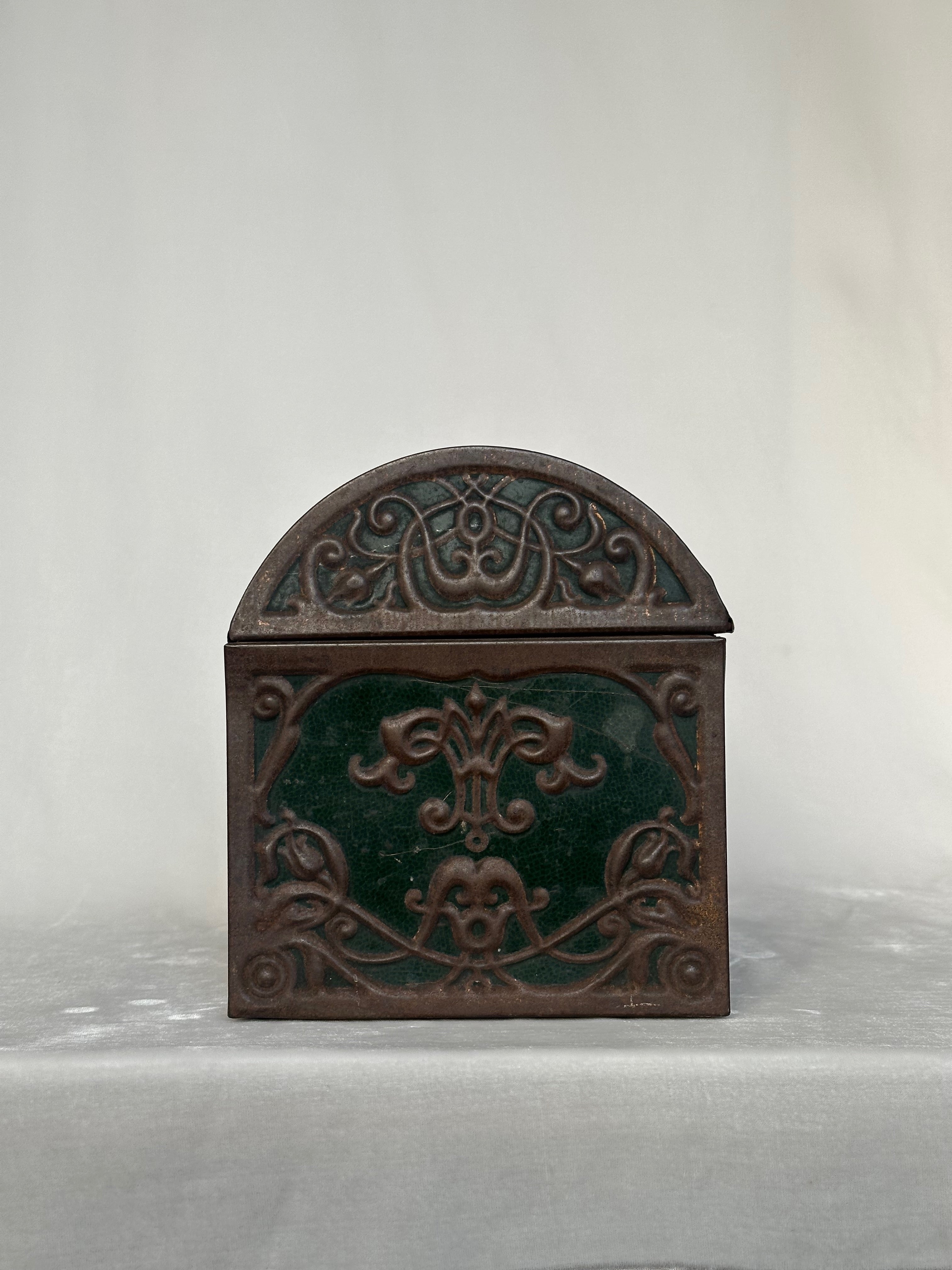 Art Nouveau Tin Casket