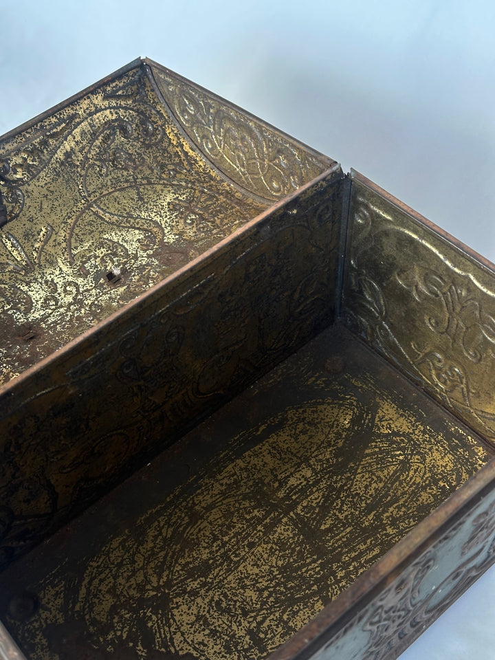 Art Nouveau Tin Casket