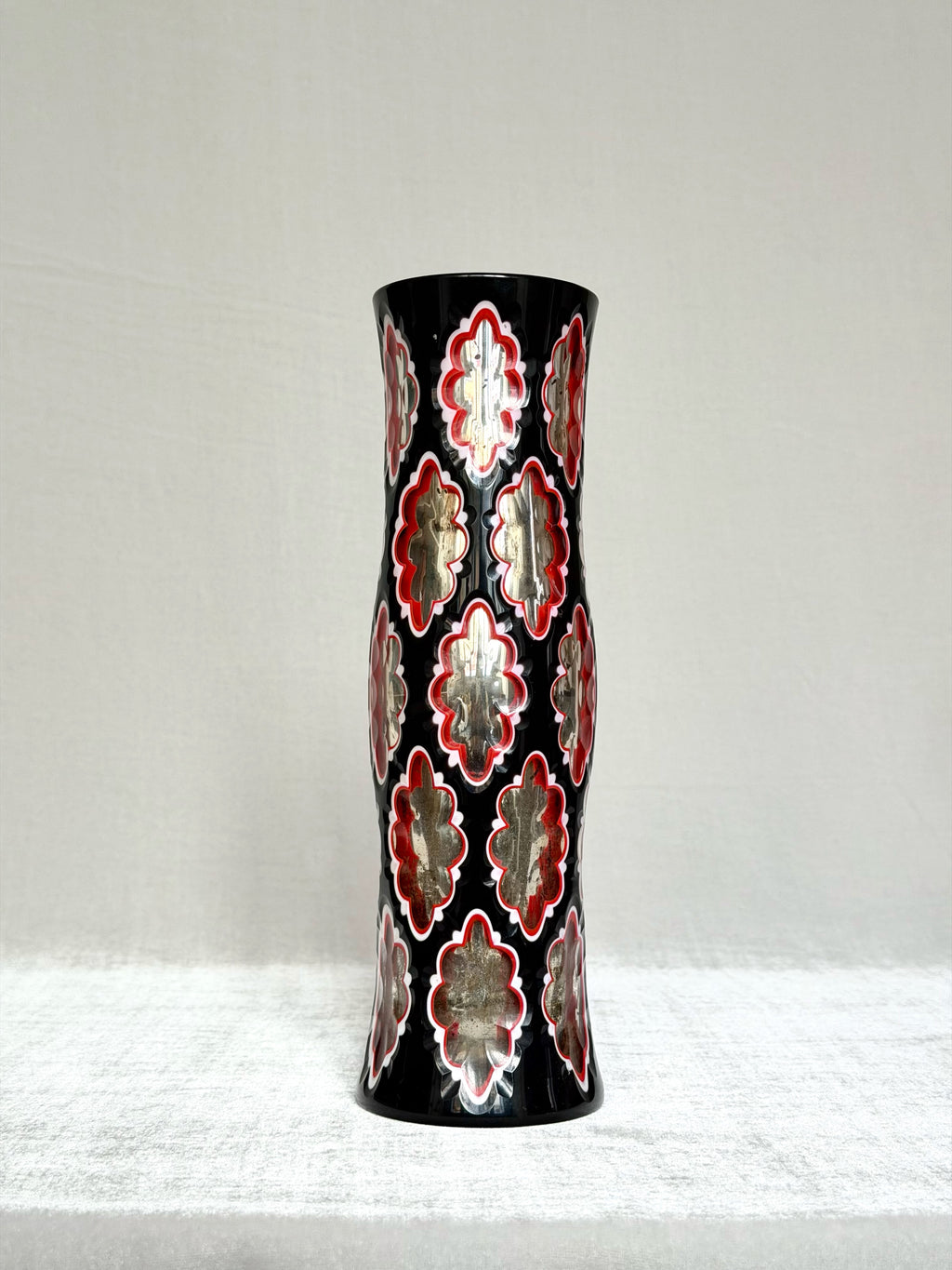 Black Bohemia Mirror Vase