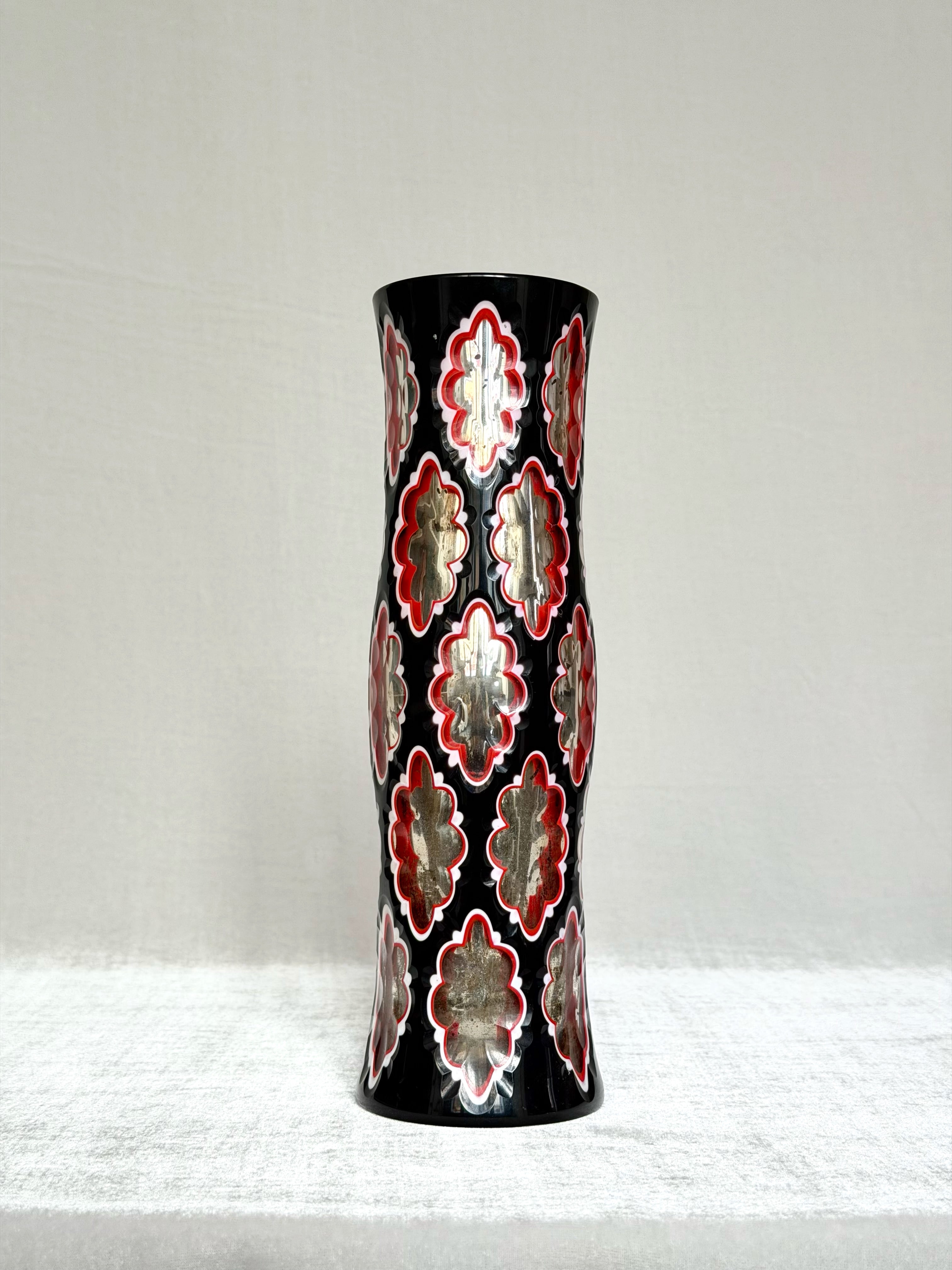 Black Bohemia Mirror Vase