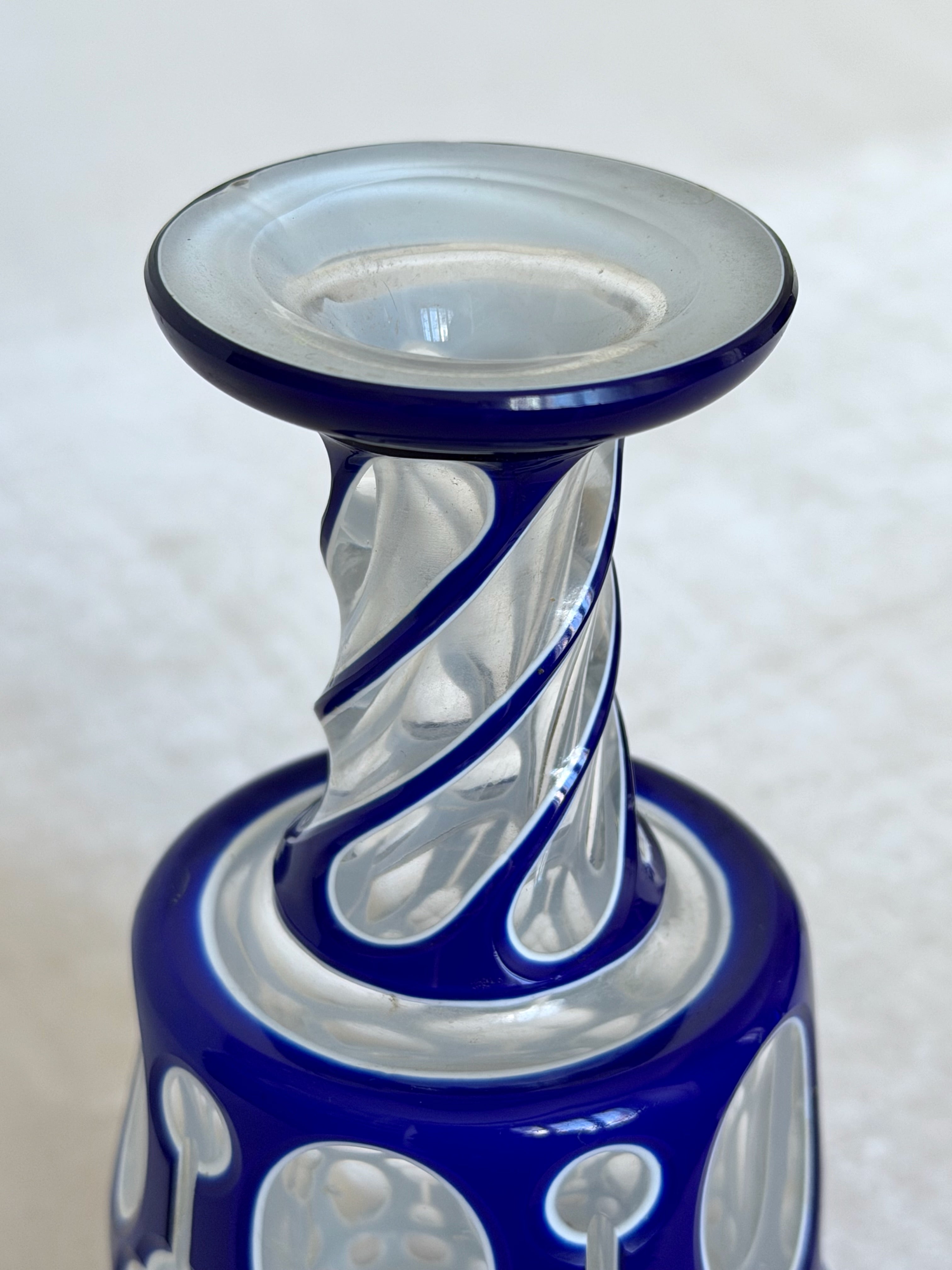 Blue Bohemia Bud Vase
