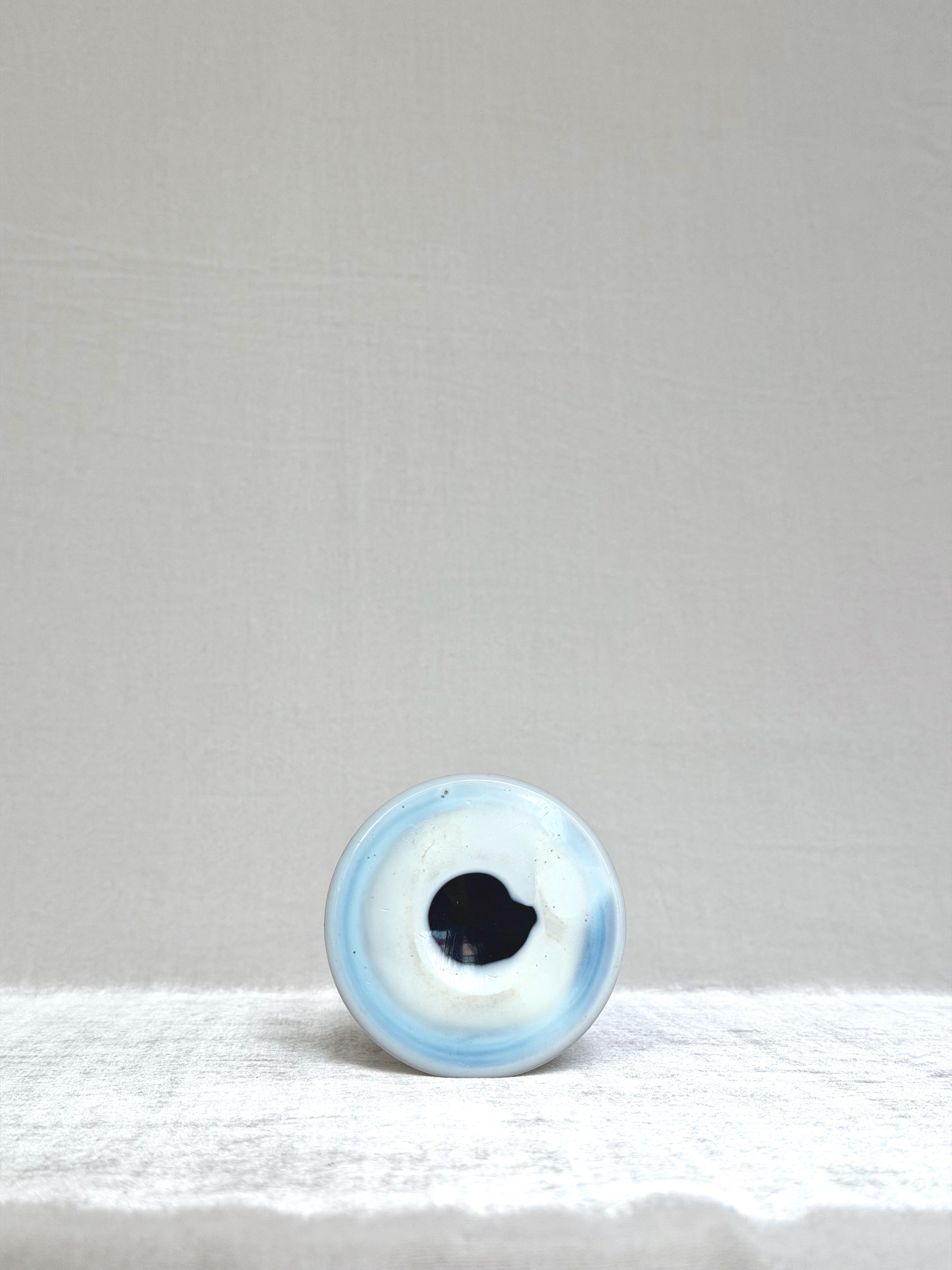 Blue Bohemia Trumpet Vase