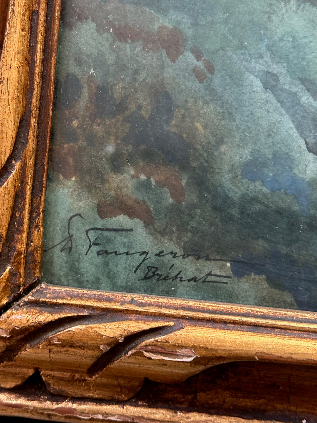 Coastal Landscape Watercolor