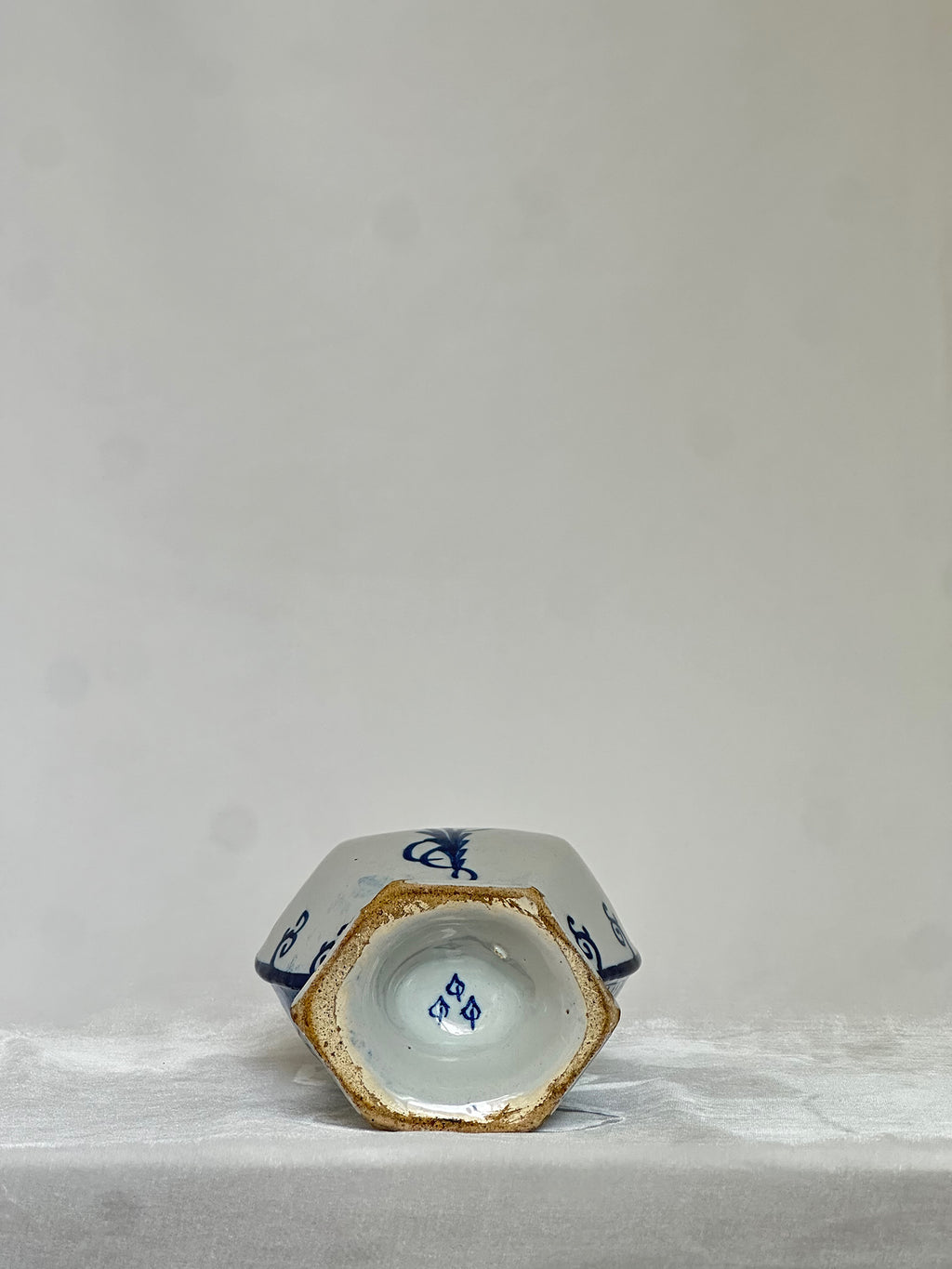 Delftware Vase with Pastoral Scene