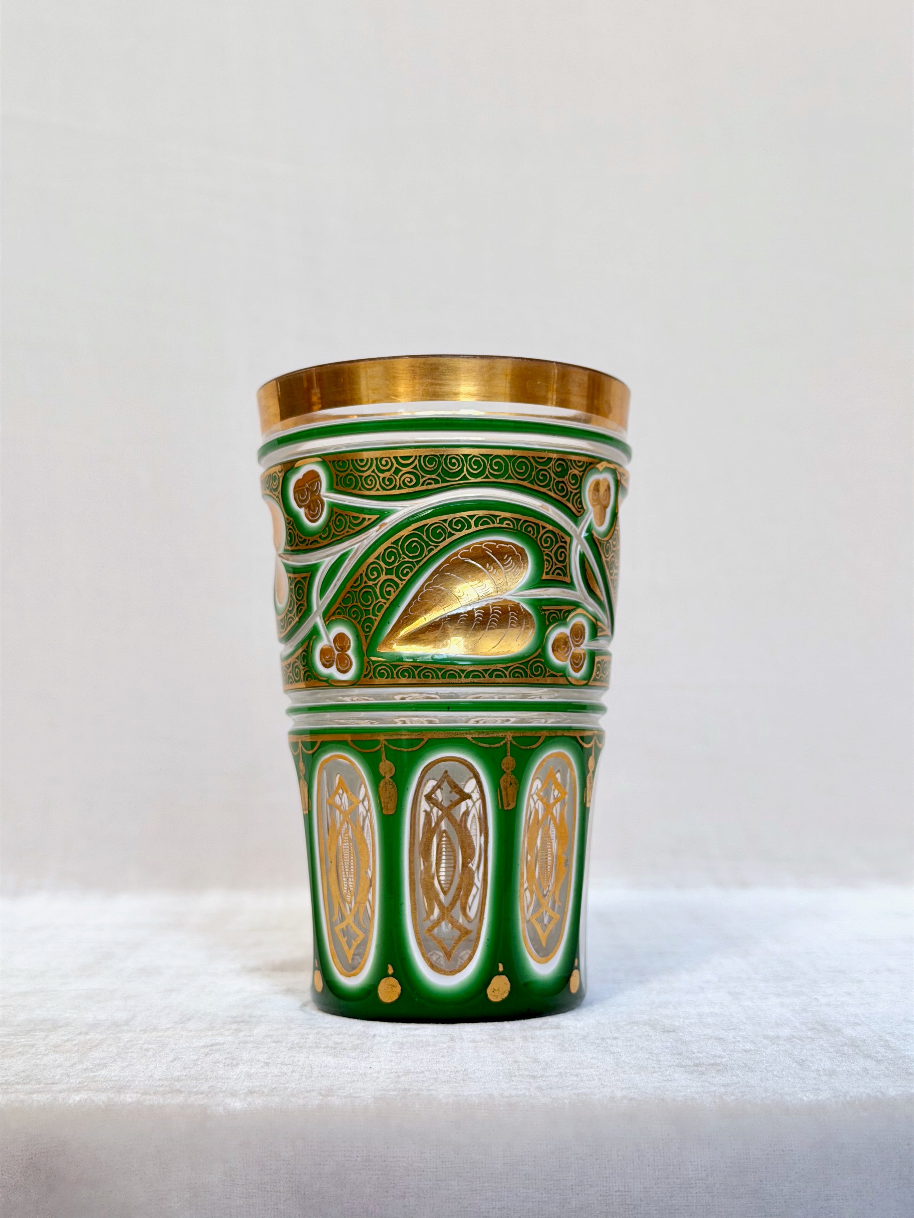 Green Bohemia Floral Tumbler