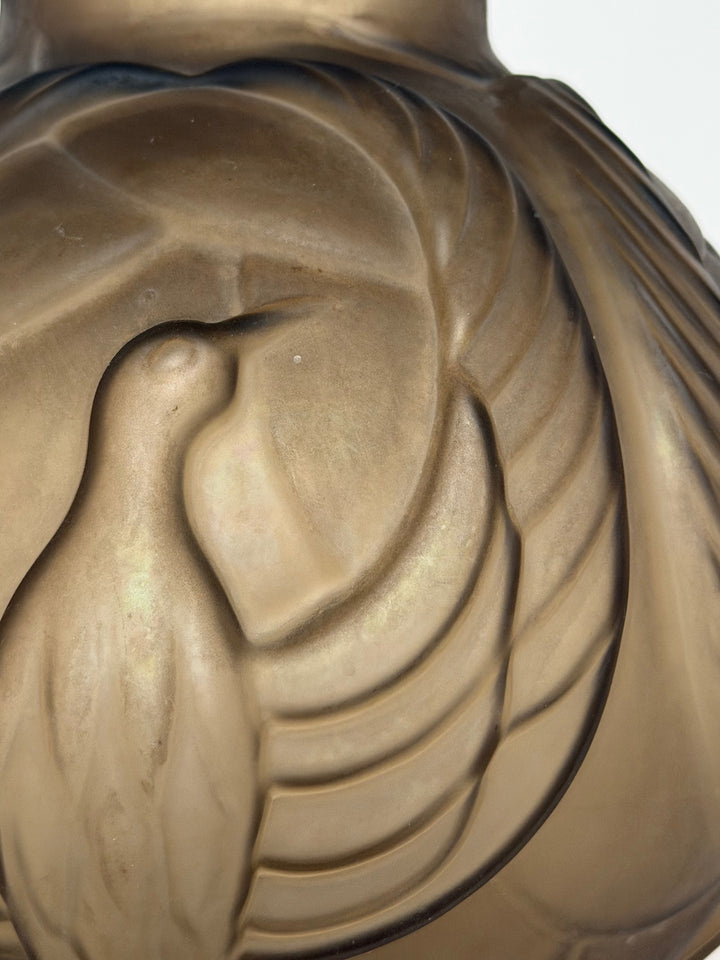 Pair of Art Deco Glass Vases