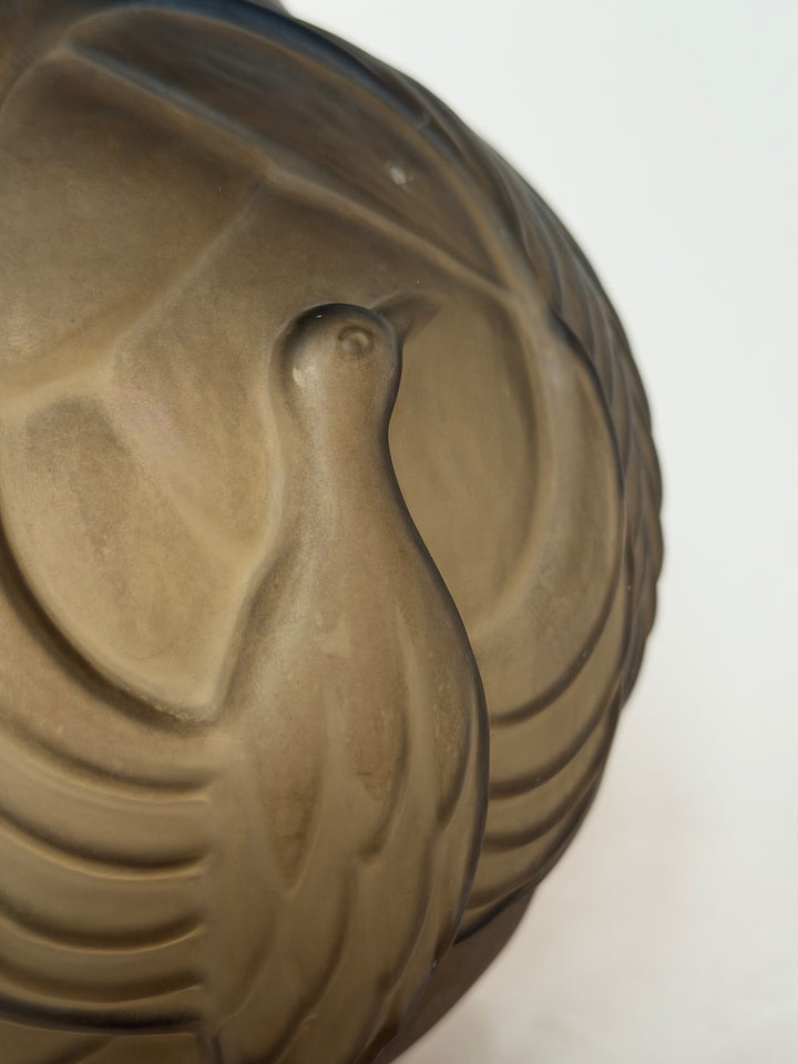 Pair of Art Deco Glass Vases