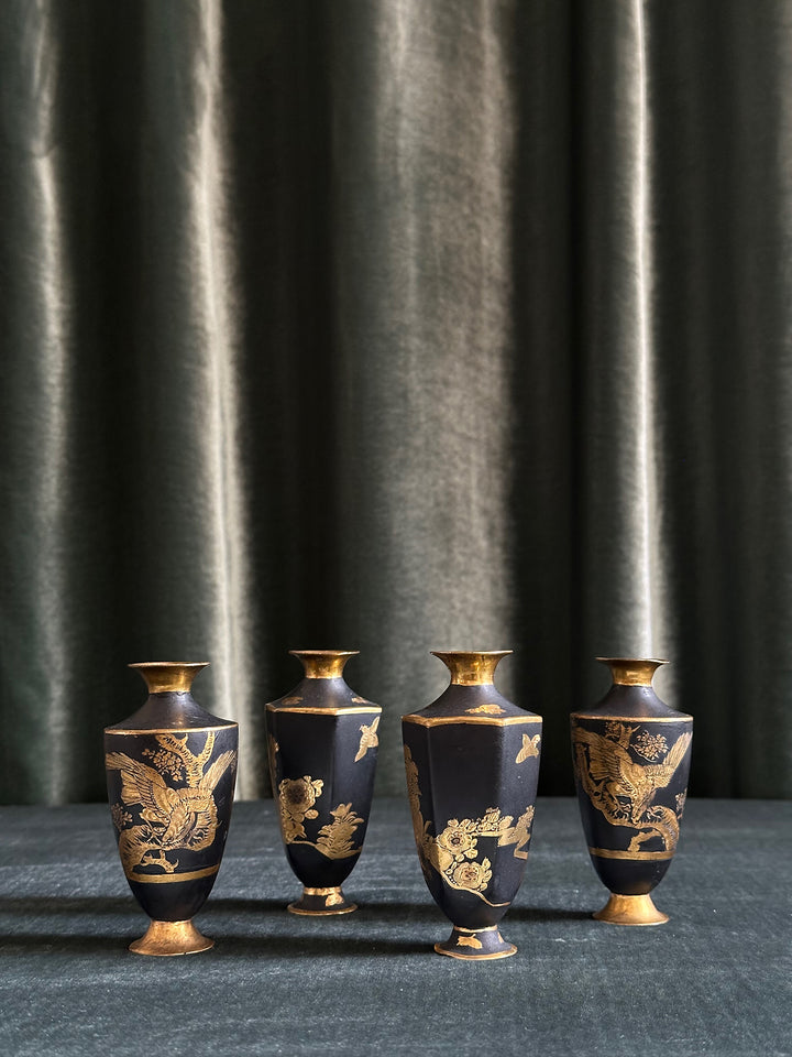 Two Pairs of Komai-Style Miniature Vases