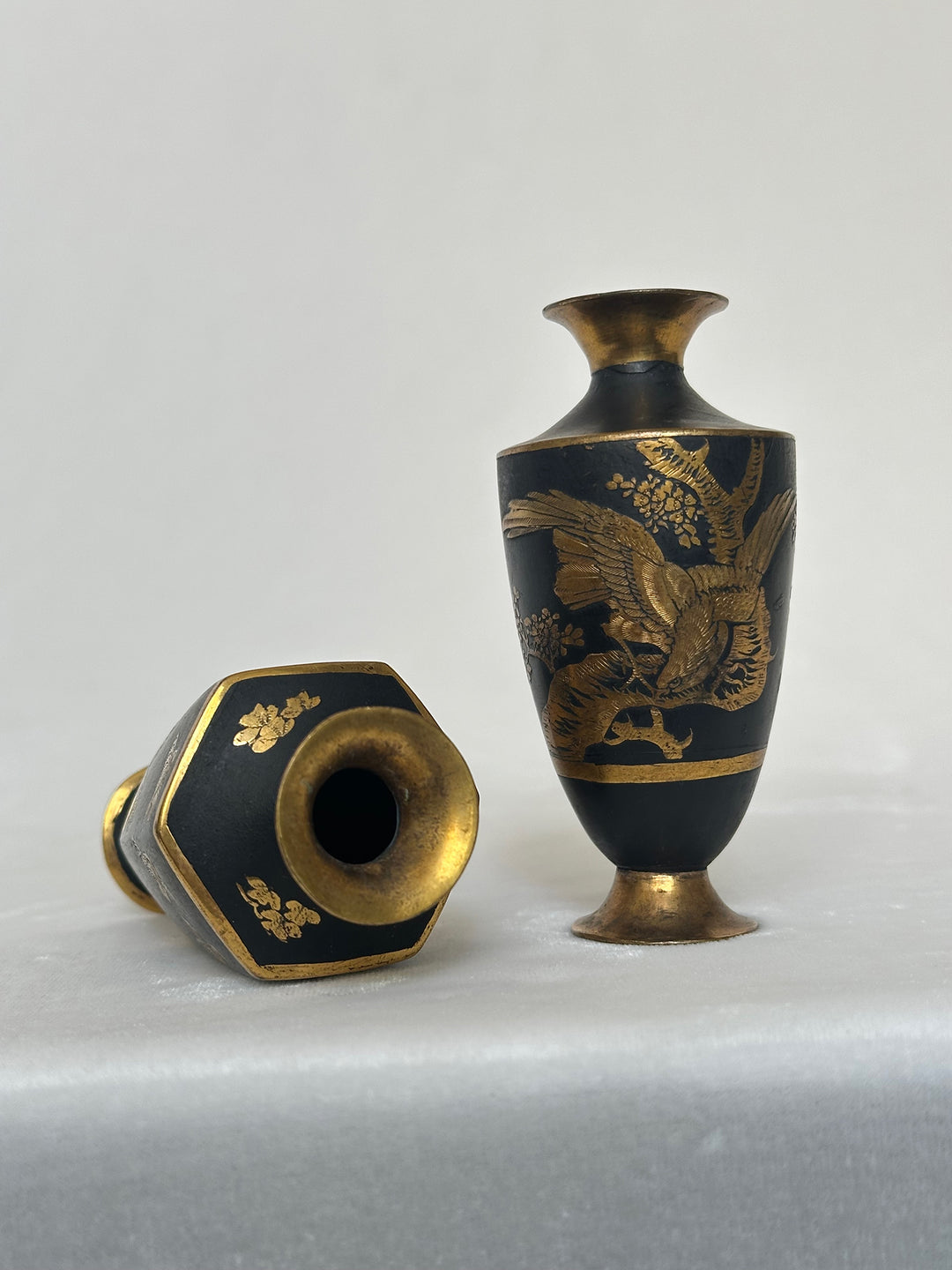 Two Pairs of Komai-Style Miniature Vases