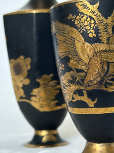 Two Pairs of Komai-Style Miniature Vases