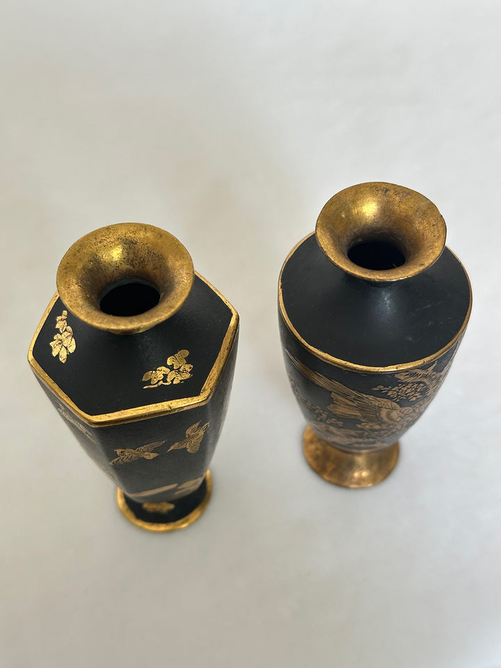 Two Pairs of Komai-Style Miniature Vases