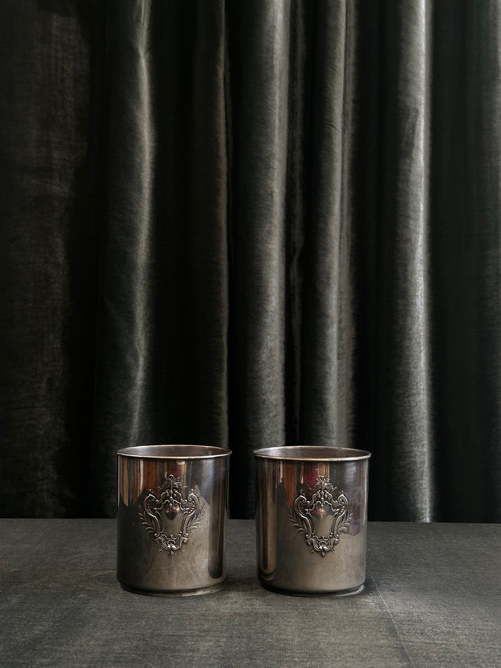 Pair of Silver-Plated Cups