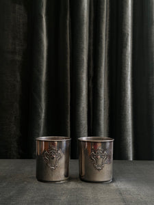 Pair of Silver-Plated Cups