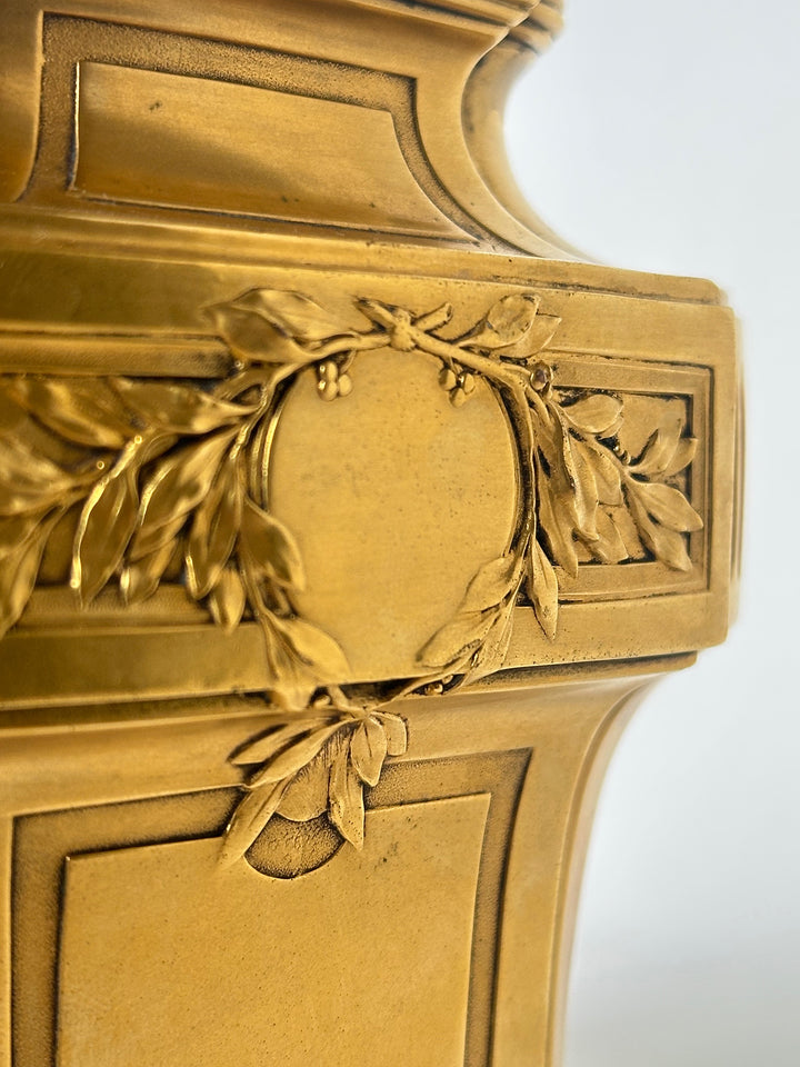 Pair of Gilt Neo Classical Vases