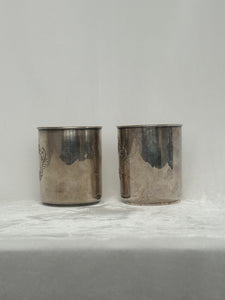 Pair of Silver-Plated Cups