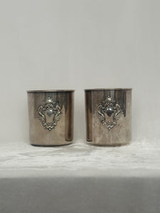 Pair of Silver-Plated Cups