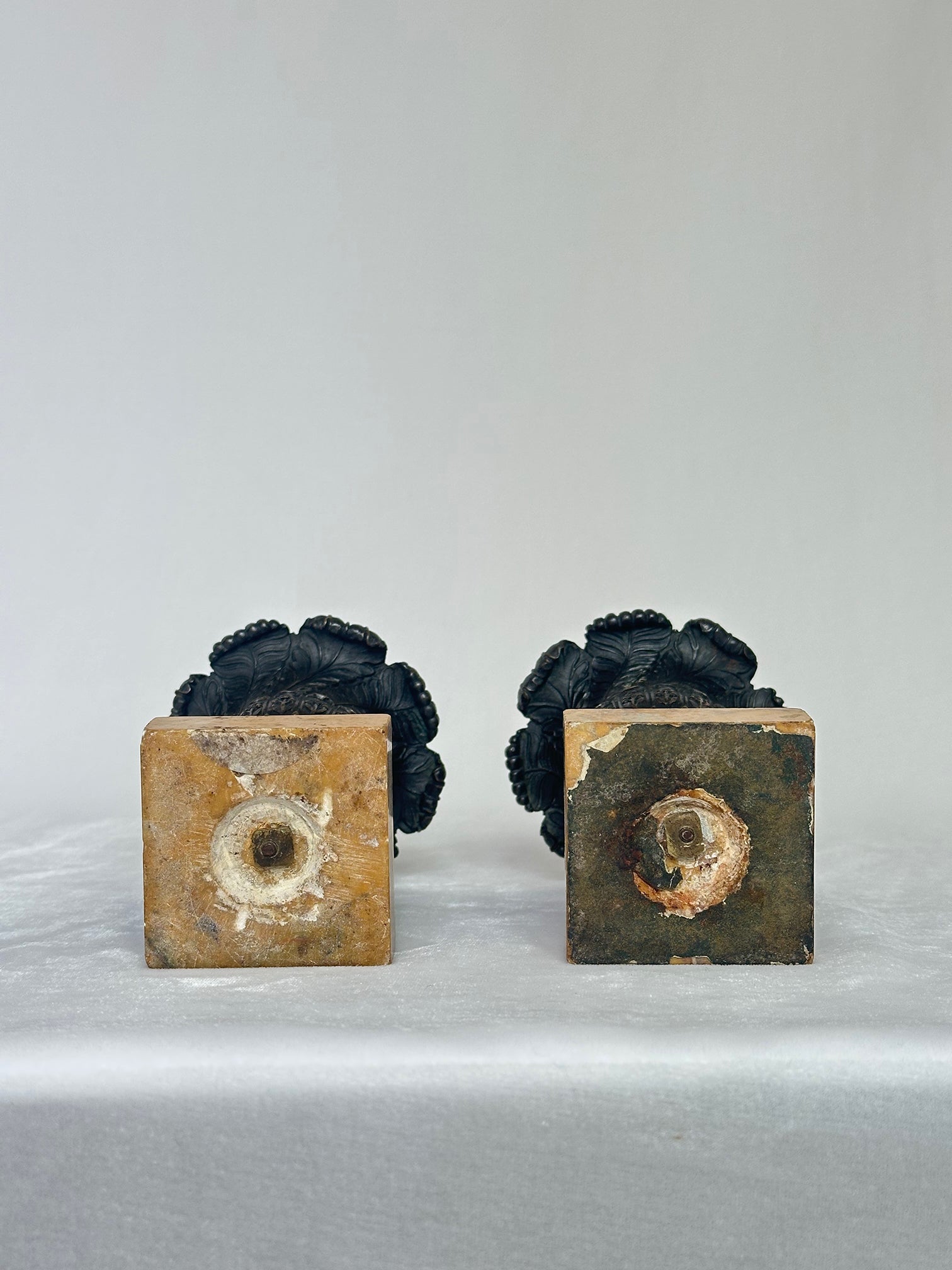 Pair of Bronze Medici Vases