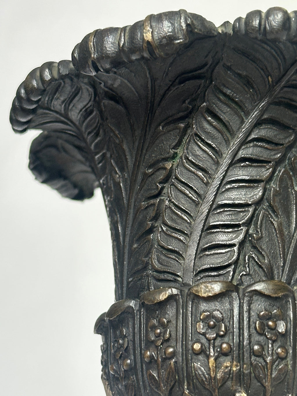 Pair of Bronze Medici Vases