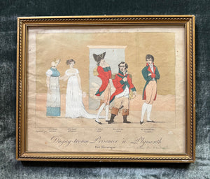 Prisoner in Plymouth Etching