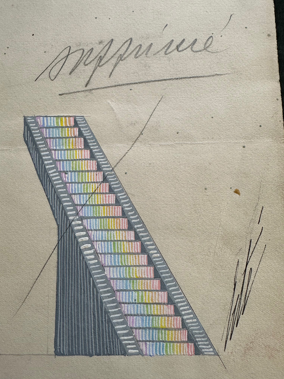 Erté - Staircase of the Sun