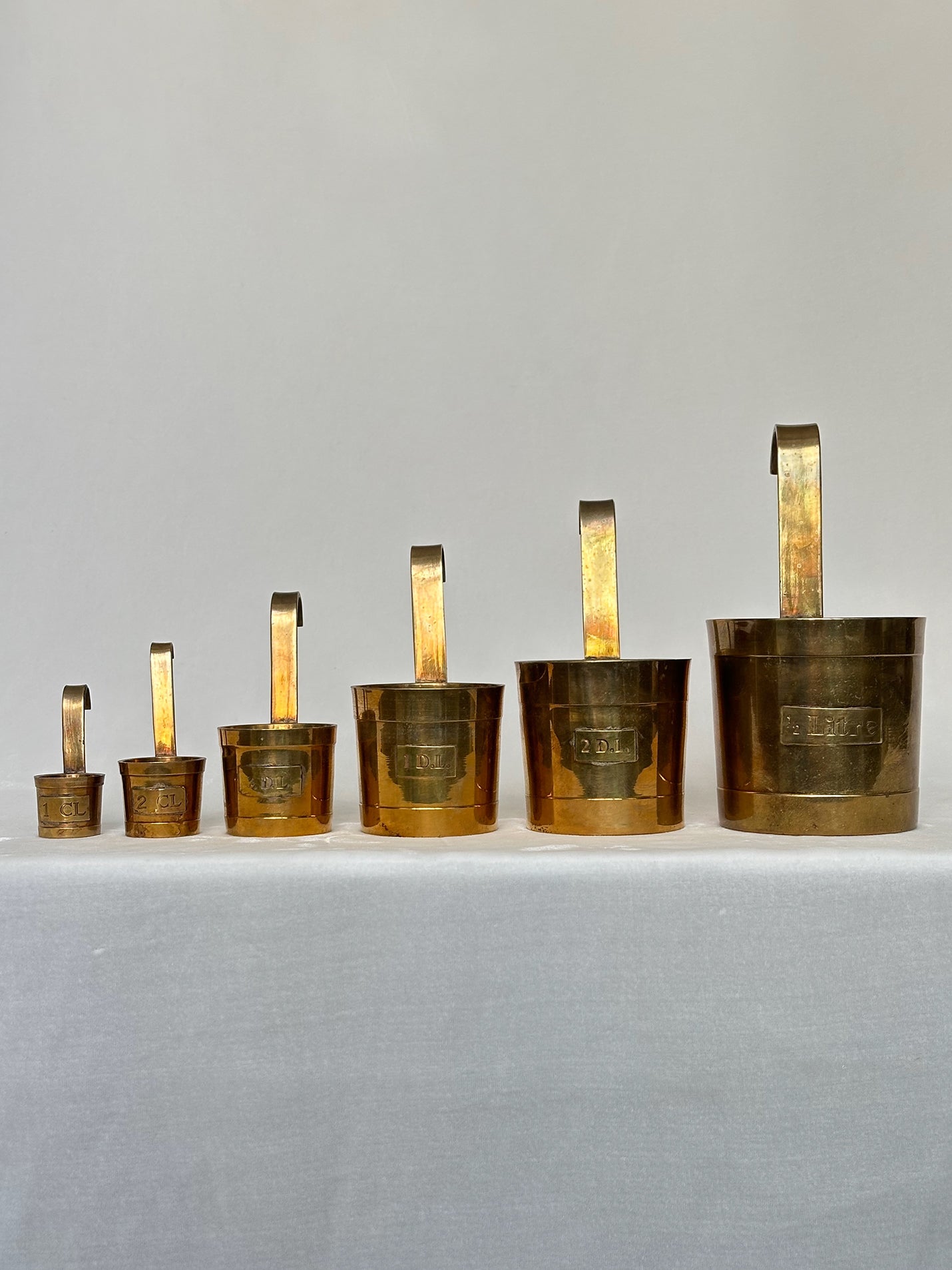 Brass Measuring Cups